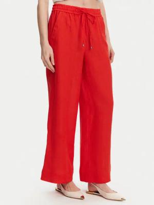 Marella Stoffhose Mattino 2513131084 Rot Wide Leg
