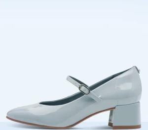 Marie Lack-Pumps in Hellblau