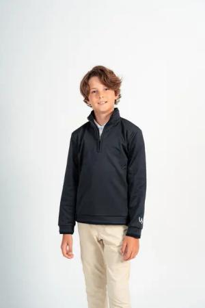 Marineblaue Polarjacke