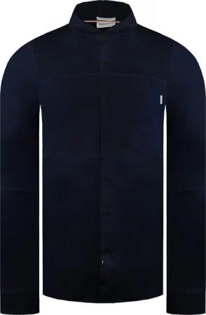 Marineblaues Herrenhemd mit Timberland-Logo