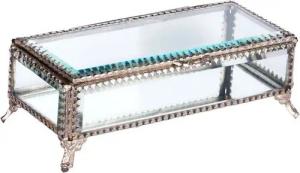 Marrakesch Orient & Mediterran Interior Schmuckkasten Glasbox Glaskasten Orientalisch Arafat (1 St), Glasdeckel