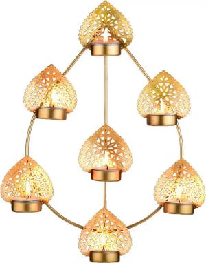 Marrakesch Orient & Mediterran Interior Wandkerzenhalter Orientalische Deko Wandkerzenhalter Wanddeko Teelichthalter Bohos -1- (1 St)