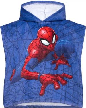 MARVEL Badeponcho Spiderman Unisex Kinder, Lang, Frottee, Keine / nicht relevant, Schlupf, Badeponcho, Bademantel, Badehandtuch, Badetextilien, Cardigan