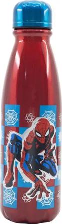 MARVEL Trinkflasche Marvel Spiderman ALU - Sportflasche Wasserflasche 600 ml