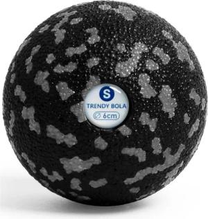 Massageball Trendy Bola schwarz-grau 6 cm