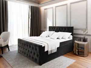 Masseno Boxbett FONDI 180x200 cm mit Bonell Matratze und Topper