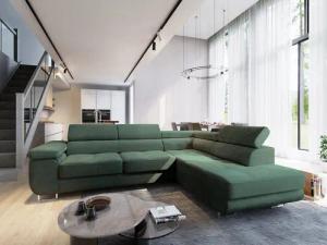 Masseno Ecksofa APIRO mit Schlaffunktion L-Form, Sofa mit Bettkasten