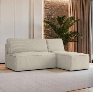 Masseno Ecksofa BRISO mit Schlaffunktion L-Form, Sofa mit Bettkasten