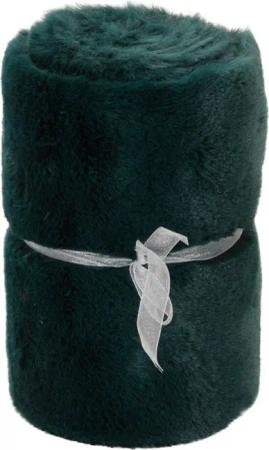 matches21 HOME & HOBBY Tischdecke Tischband Petrol-Blau Fell-Optik, Kunstfell Tischläufer 10 x 200 cm (1-tlg), Dekofell Läufer als Wohnzimmer Esszimmer Couchtisch Tischdeko