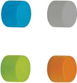 MAUL Magnete farbsortiert, Kunststoff Ø 1,46 x 0,9 cm, 8 St.