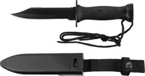 Max Fuchs AG Universalmesser Nachbau MK 3 Navy Seal schwarz,mit Kunststoffscheide
