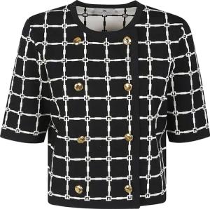 Max Mara - Peruvian-Patterned Alpaca Blend Sweater With Ribbe - Größe 42 - schwarz