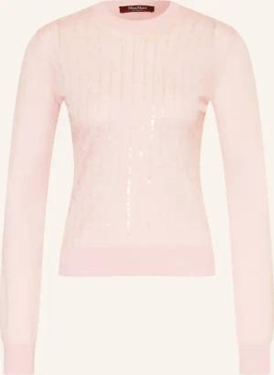 Max Mara STUDIO Pullover GABARRA mit Seide und Pailletten