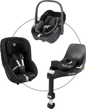 Maxi-Cosi Babyschale Pebble 360 inkl. Kindersitz Pearl 360 und Isofix-Basis FamilyFix 360