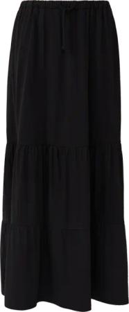 Maxi-Stufenrock aus Jersey