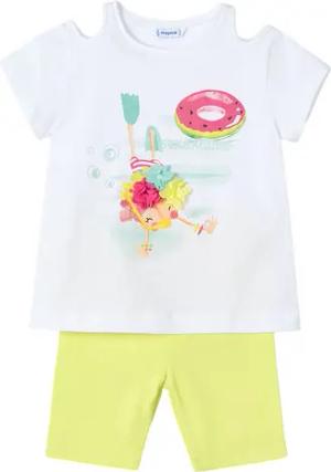 Mayoral Set T-Shirt und Shorts 3708 Gelb Regular Fit