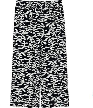 Mazine Damen Printed Wide Leg Viscose Hose