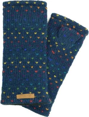 McRon Armstulpen Pulswärmer Modell Ines Regenbogen Mit Daumen, mit hohem Schurwoll-Anteil, komplett gefüttert