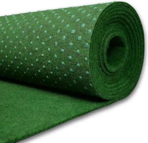 MDEKOR Kunstrasen Rasenteppich outdoor Meterware Höhe 6,5mm, 50x100cm Moos 630 (Grün)