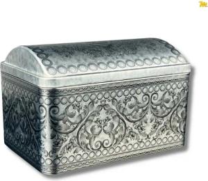 MediMuc Keksdose Schatztruhe, Metall