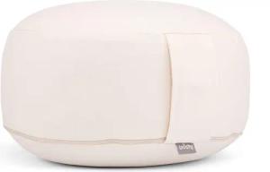 Meditationskissen RONDO ECO mit abnehmbarem Bezug, Dinkelfüllung Natur