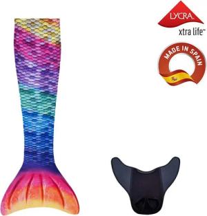 Meerjungfrauenschwanz mit Aquaris Rainbow Monoflosse 2XS