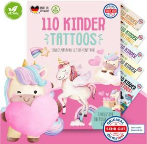 MeinBaby123® Kindertattoo 110 hautfreundliche Hauttattoos für Kinder, Geschenk Kinder, Mitgebsel Kindergeburtstag