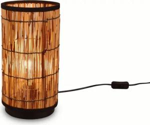 meineWunschleuchte Nachttischlampe, ohne Leuchtmittel, ausgefallen-e Boho mit Lampenschirm für Fensterbank, Höhe 34,5cm