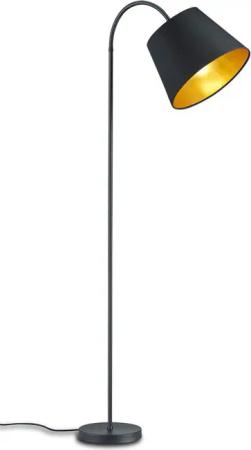 meineWunschleuchte Stehlampe, ohne Leuchtmittel, Designklassiker Steh Lese-lampe gebogen für Lese-Ecke, Höhe 156cm