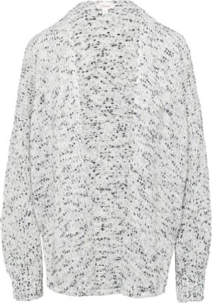 Melierter Cardigan mit weiten Ärmeln im Relaxed Fit