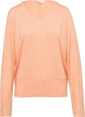 Meliertes Langarmshirt mit Fledermausärmeln