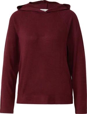 Meliertes Longsleeve aus Stretchjersey mit Kapuze