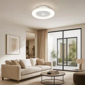 MeLiTec Deckenventilator Deckenleuchte mit Ventilator DV05, geräuscharm