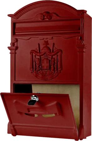 Melko Wandbriefkasten Nostalgie Briefkasten Postkasten Antik Wandmontage Briefkastenanlage (Stück), inkl. 2 Schlüssel