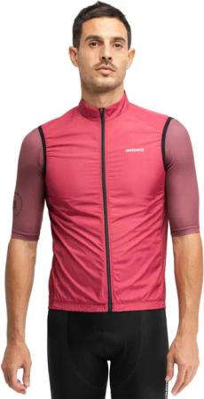Men Cycling 's windproof vest V1 Hautacam Red