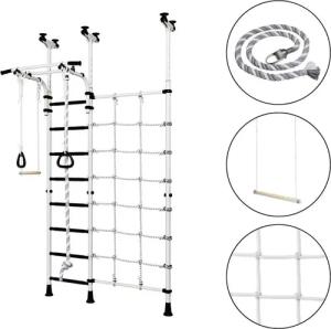 Merkur 3 - Sprossenwand aus Metall mit Deckenmontage