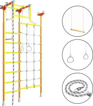 Merkur - Sprossenwand aus Metall mit Deckenmontage