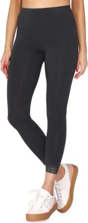 Merry Style Leggings Damen 7/8 Hose mit Spitze MS10-342 (1-tlg) aus Viskose