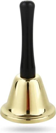 MerryXmas Glocke 1x Nikolausglocke - Weihnachtmannkostüm Accessoire - Weihnachtsglocke,Packung, 1-St.