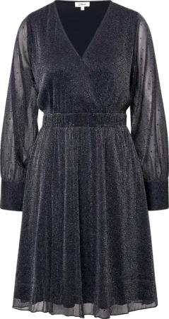 Meshkleid mit Glitzereffekt