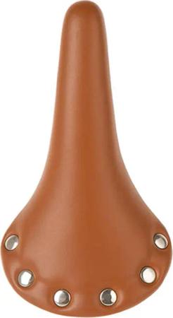 Messingschlager Sattel RIVET mit Nieten, Unisex, braun