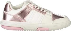 Metallische Lowtop Sneakers Roségold-Stil