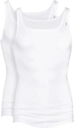 Mey Achselhemd Noblesse (2er Pack) ohne Seitennähte, Rundhalsausschnitt, atmungsaktiv, Feinripp