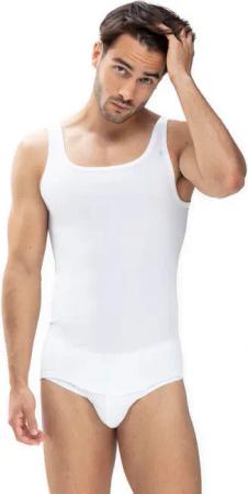 Mey Achselhemd "Noblesse" ohne Seitennähte, Rundhalsausschnitt, atmungsaktiv, Feinripp