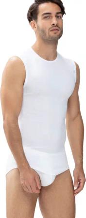 Mey Achseltop "Noblesse" ohne Seitennähte, Rundhalsausschnitt, Feinripp