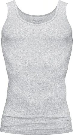 MEY Athletic Shirt CASUAL COTTON light grey melange grau | XXL