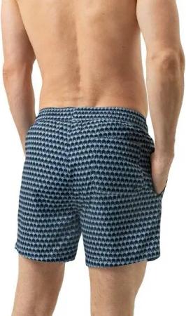 Mey Badeshort / Surfshort gestreift mit Seitentaschen "Crane Swarm"