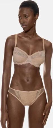 Mey Bügel-BH Damen Serie Fabulous Uni (1-tlg., 1) Genähter Cup, ohne Polsterung, Große Größen, sexy Spitze