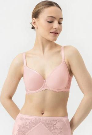 Mey Bügel-BH Damen Serie Luxurious (1-tlg., 1) 3D-Cups, atmungsaktiv, mit Bügel, zweifarbige Spitze, Zierträger