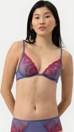 Mey Bügel-BH Damen Serie Mysterious Uni (1-tlg., 1) sexy Bügel-BH aus feinem Tüll, hochwertige Stickerei, ohne Polsterung